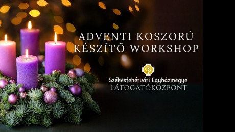 Adventi koszorú készítő workshop az Egyházmegyei Múzeumban szombaton